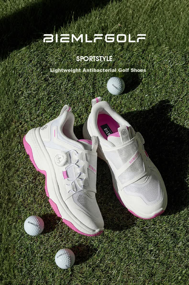 Biyinlefen Golf Antibacterial Deodorant 2026 Spring New Women's Fashion Versatile Professional Sports Breathable Comfortable Slip-On Casual Shoes 1